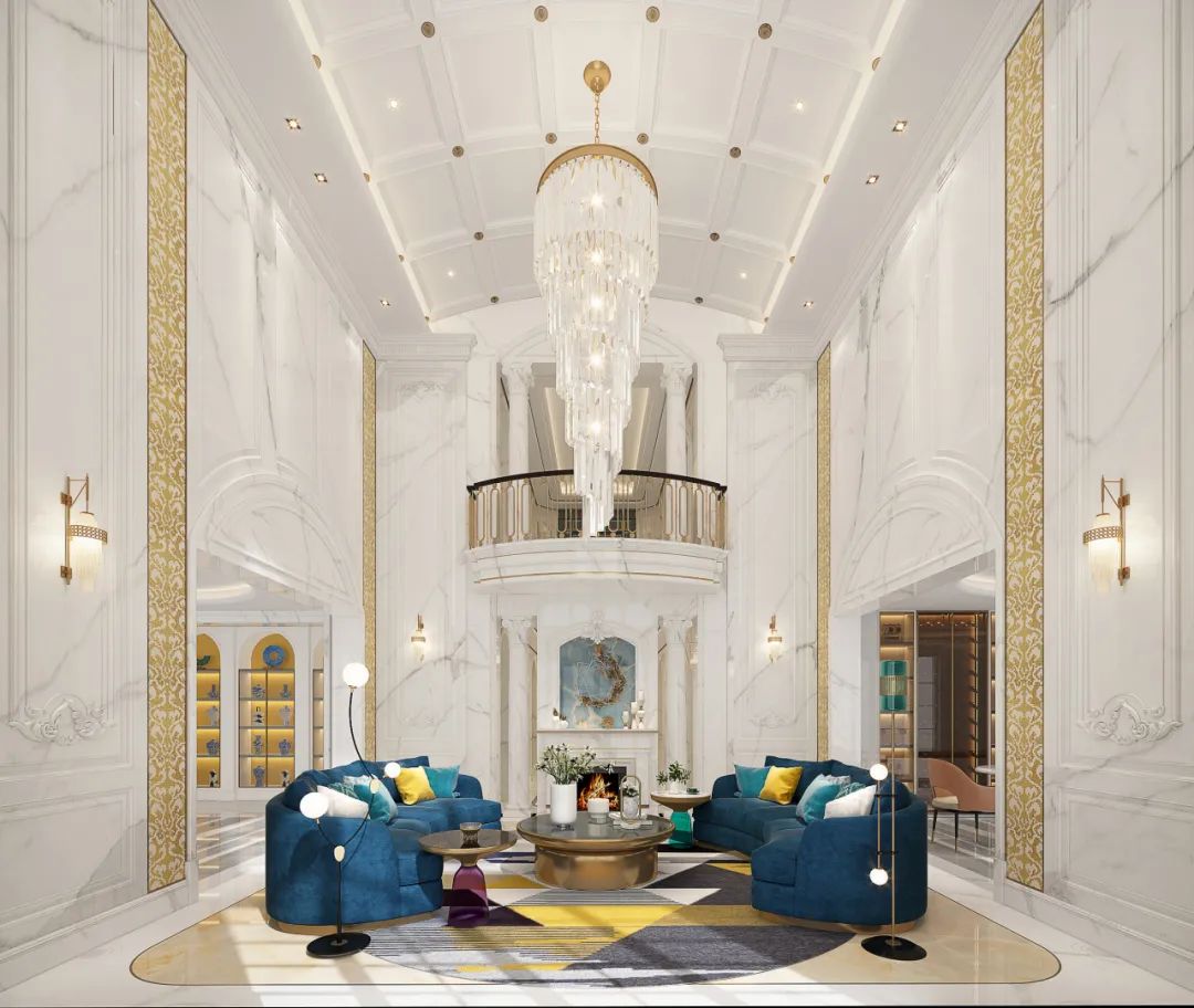 别墅挑空客厅怎么介绍,挑空客厅豪宅