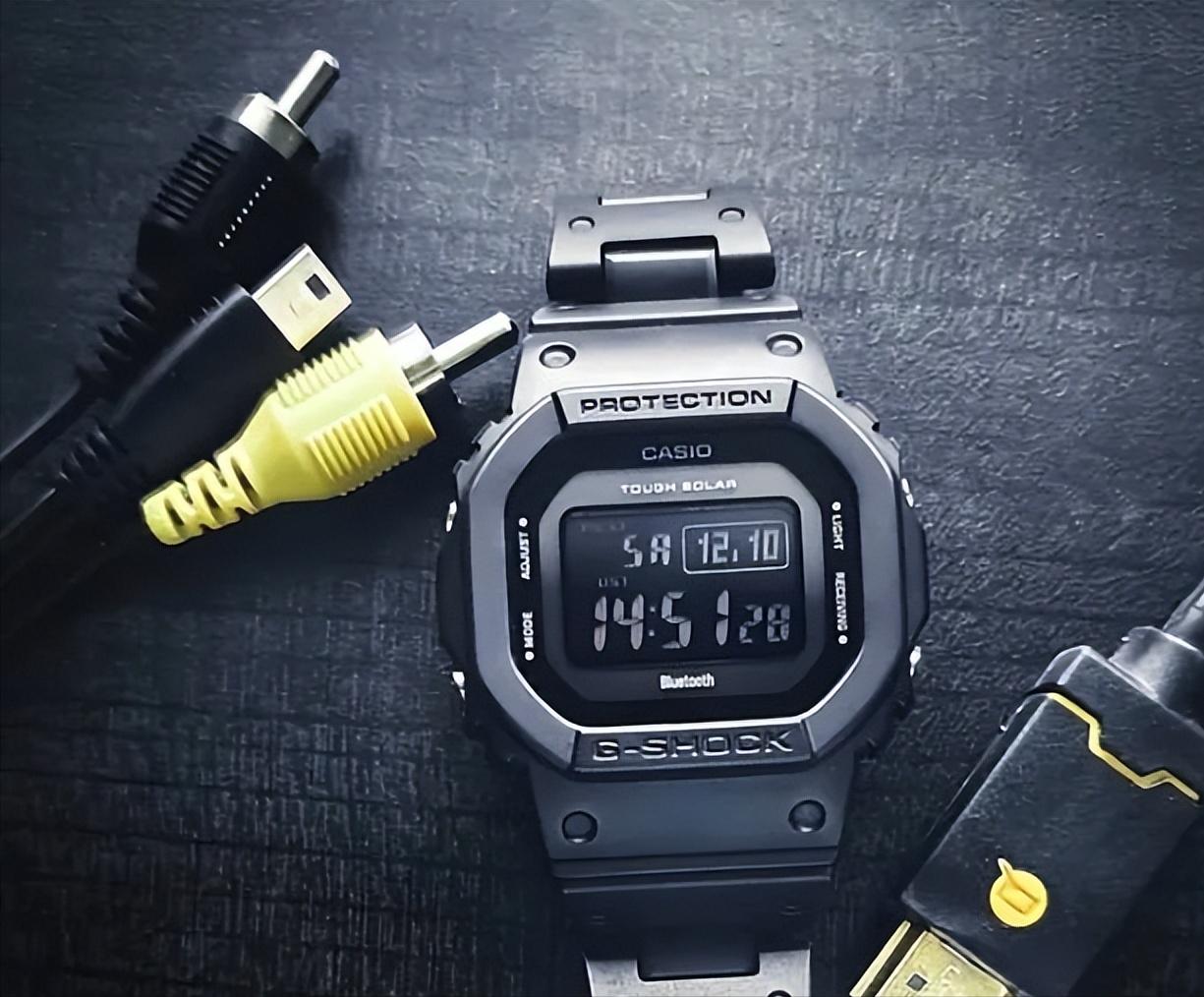 王一博同款绿色卡西欧手表小方块,卡西欧王一博代言潮炫黑金