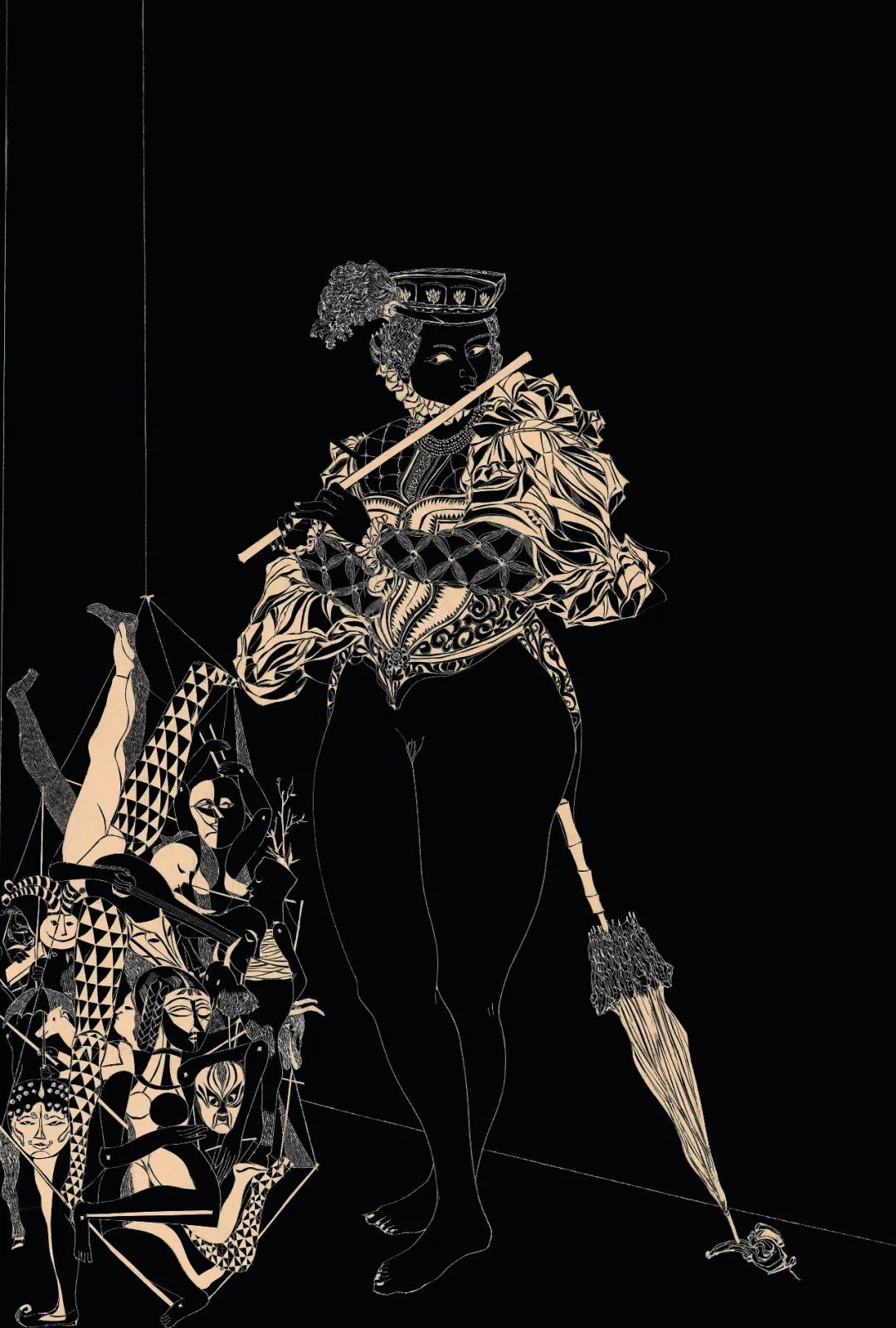 他坚持创作40年，刻出独一无二的黑白世界