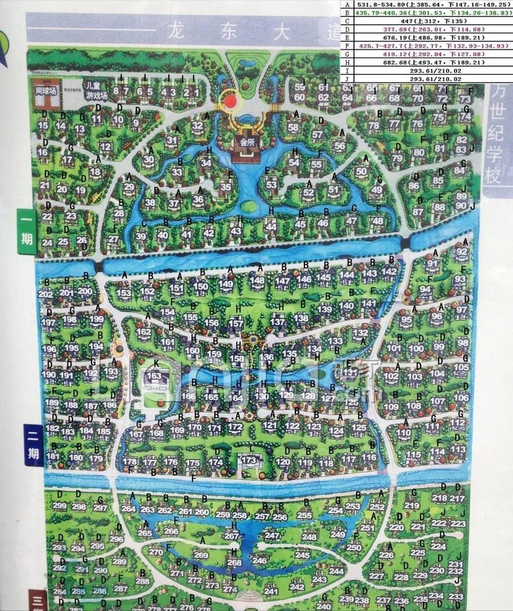 白金瀚宫别墅栋号分布图,白金瀚宫三期11层洋房