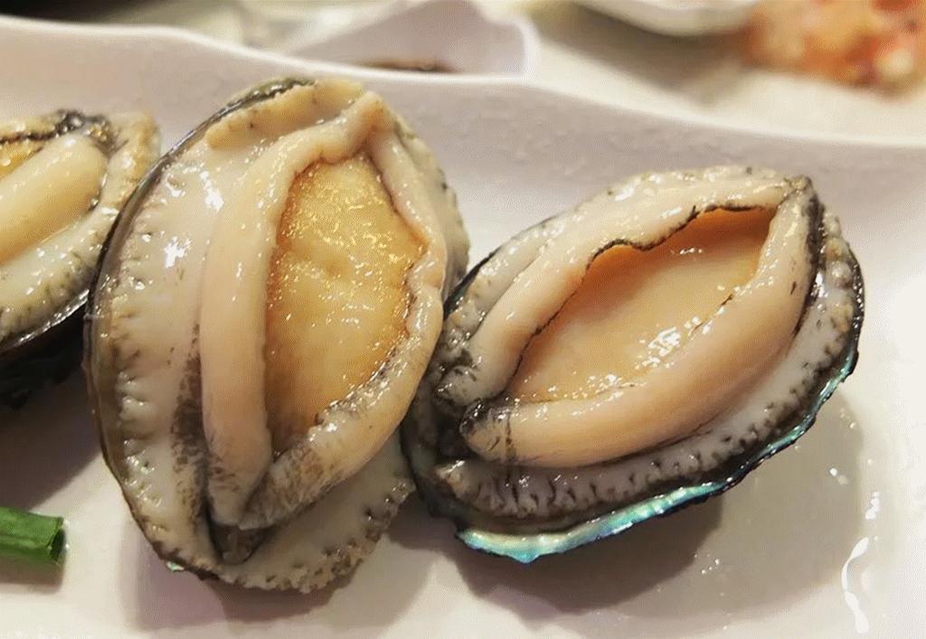 烧烤鲍鱼成品,鲍鱼里面也有珍珠