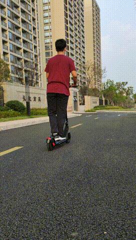 代步电动滑板车旅行,兔子滑板车