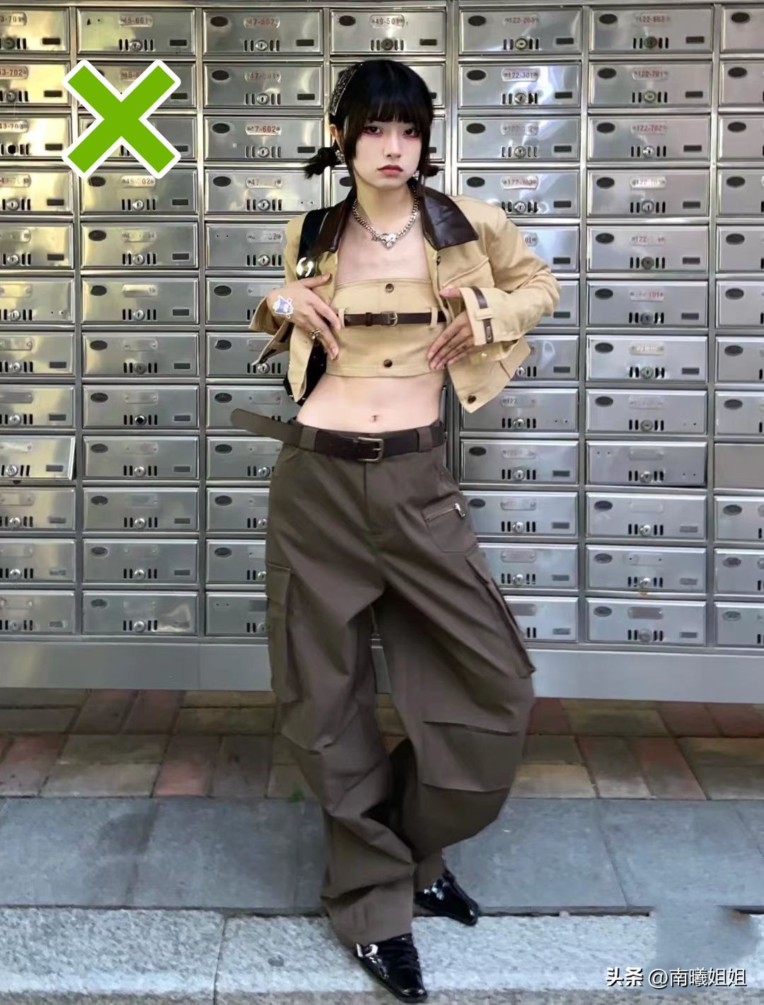 欧阳娜娜夏季工装裤,欧阳娜娜同款串标裤