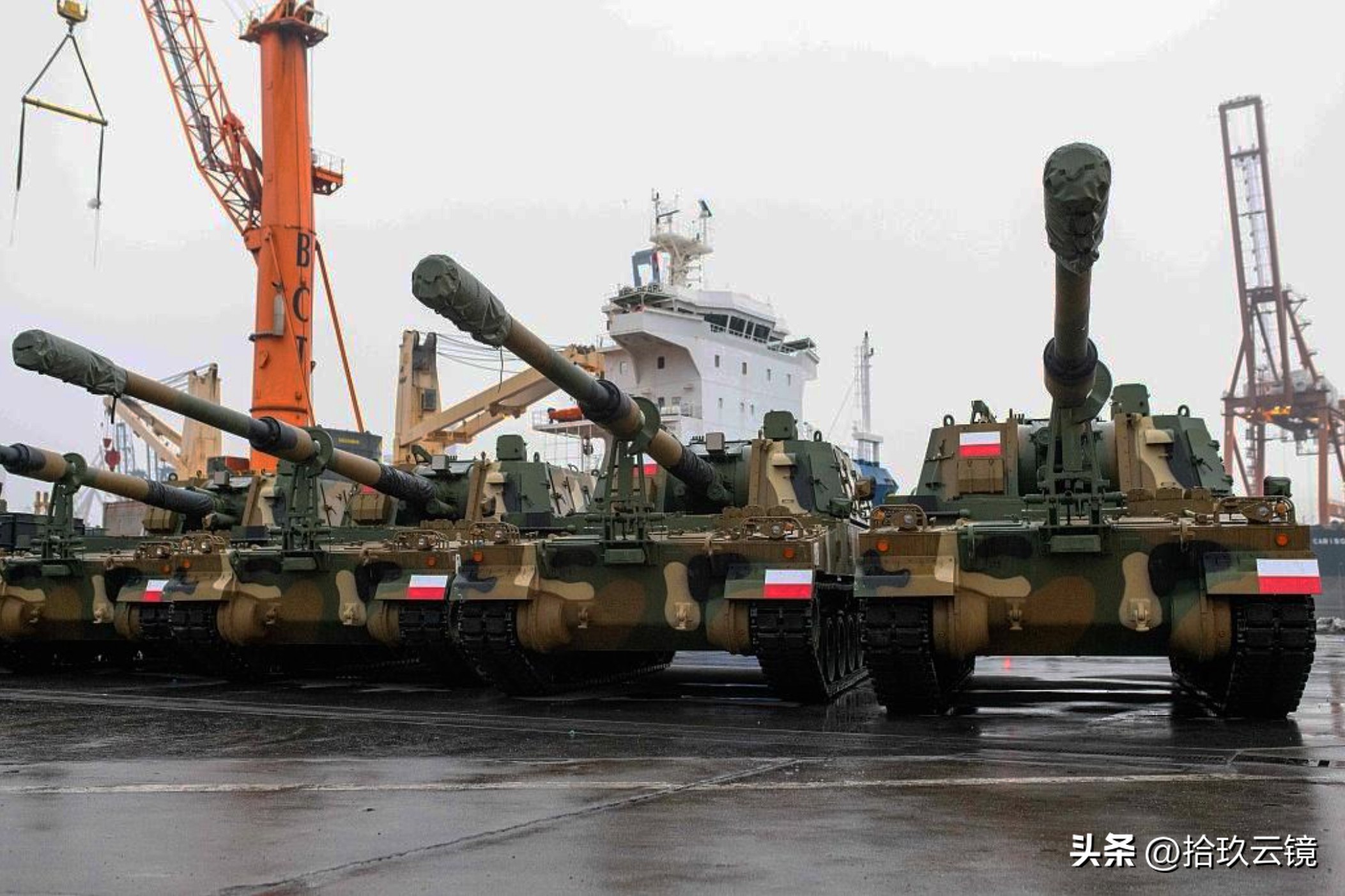 韩国火炮出口波兰,韩国出口波兰自行火炮