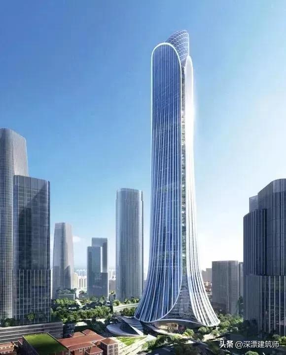 上海北外滩480米高楼方案,北外滩kpf方案