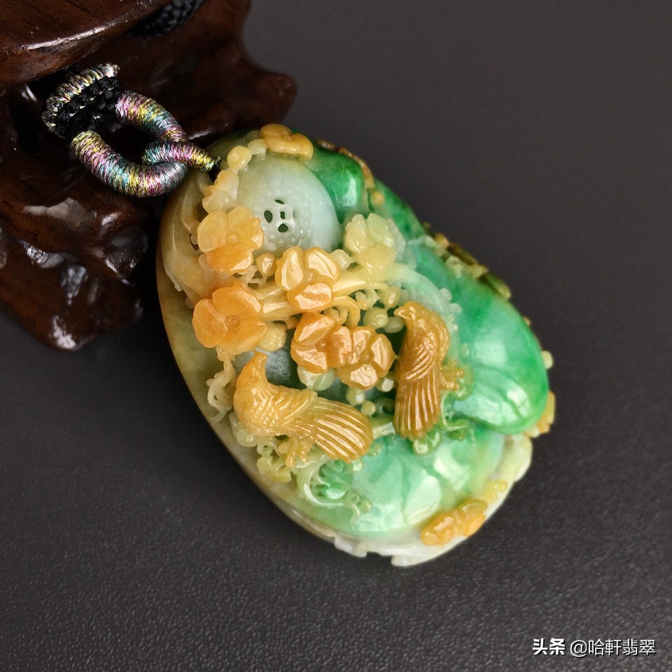 黄加绿翡翠貔貅图片及价格,老坑冰种黄加绿翡翠价格