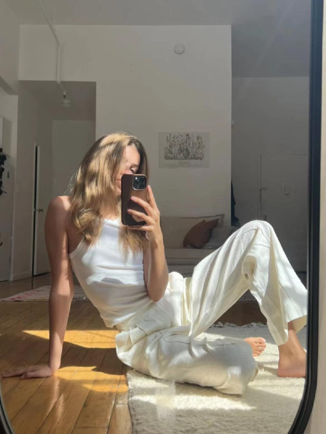 一年四季窄版阔腿裤穿搭,吊打穿搭一整套