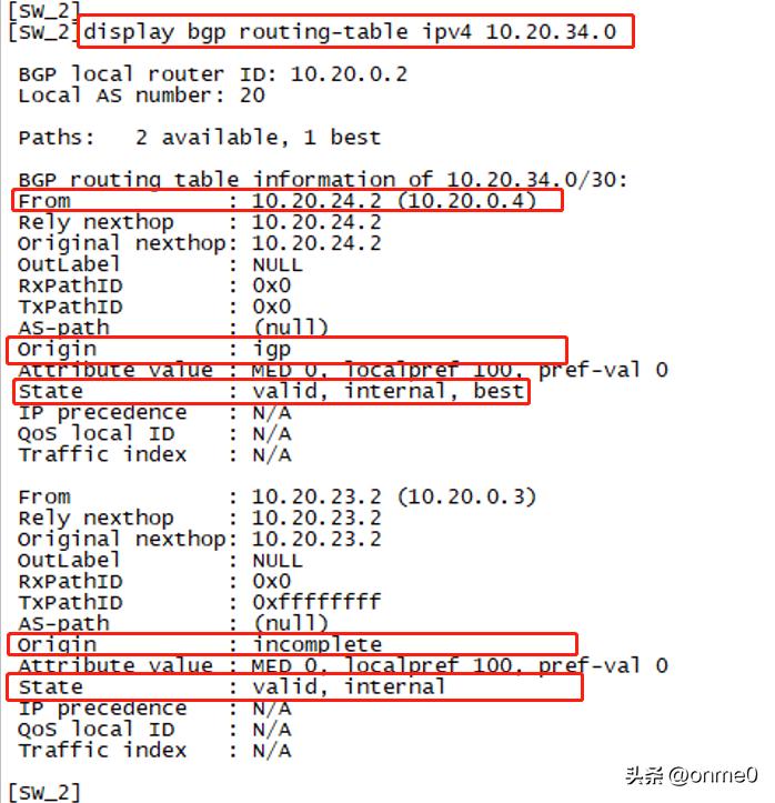边界网关协议BGP实践课,3——Origin属性