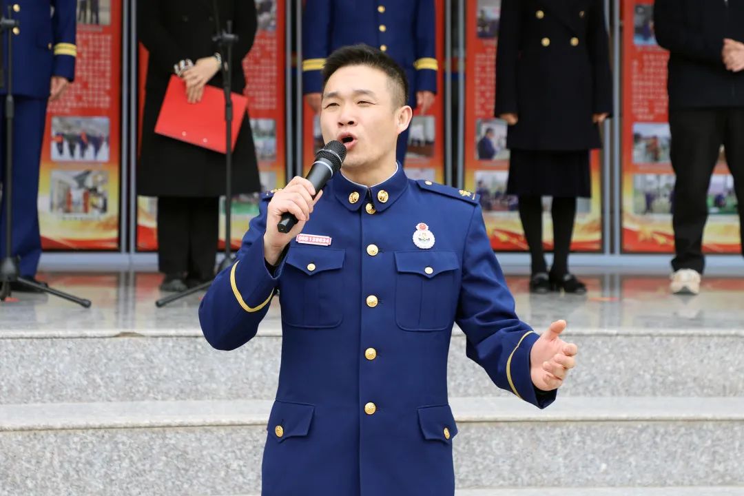 陇南市森林消防支队举行原创歌曲《我们之间》MV开机仪式