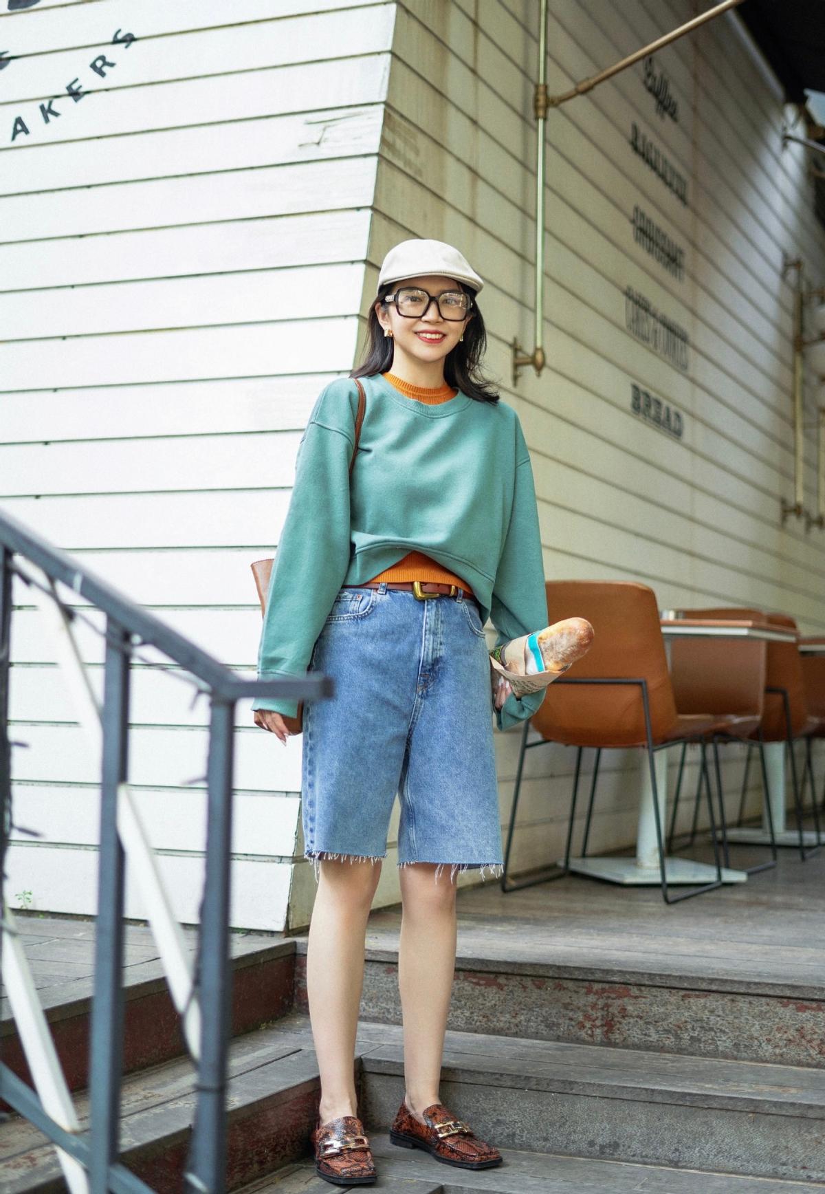 三木鞋业女款乐福鞋,三木真时尚穿搭