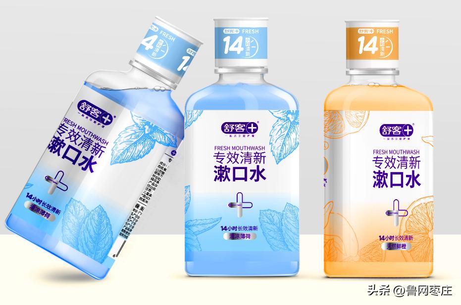 舒客漱口水持久留香,舒客双效鲜活清新口气漱口水