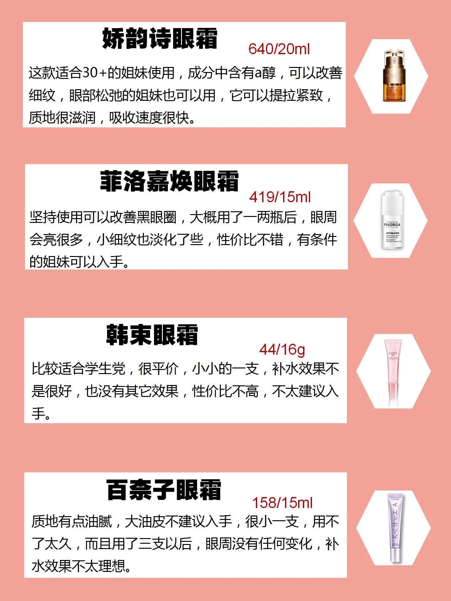 国货眼霜推荐排行榜平价好用,别乱花钱了