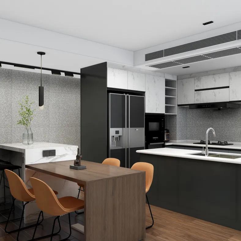 75平米现代风格婚房设计,75平方工业风婚房