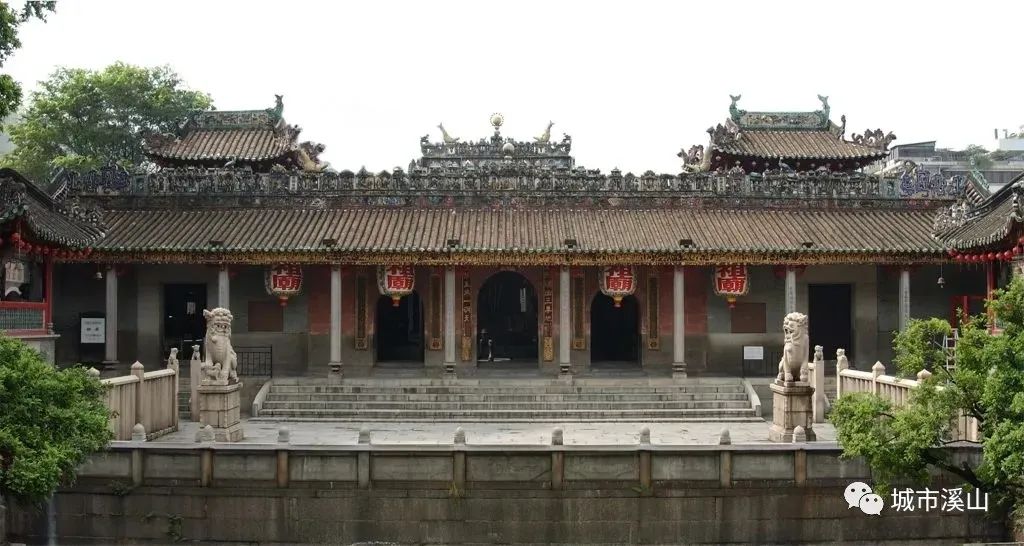 岭南印象园和祖庙,佛山祖庙全景