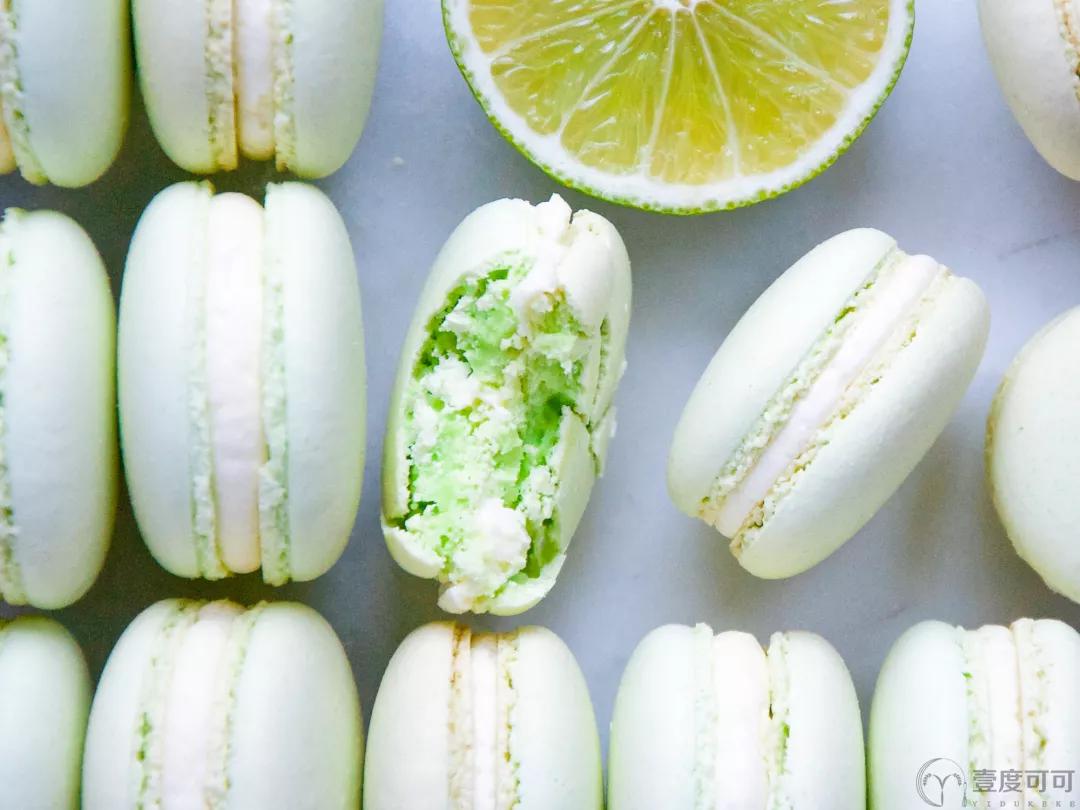 抹茶柠檬味马卡龙做法,甜蜜马卡龙做法步骤