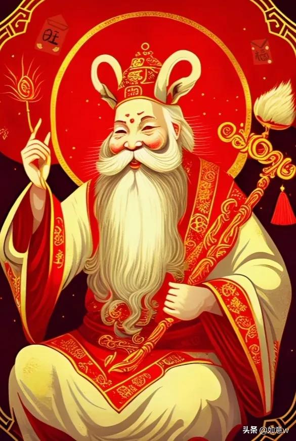 2023财神爷壁纸高清图文,2023年财神爷手机壁纸暴富图文