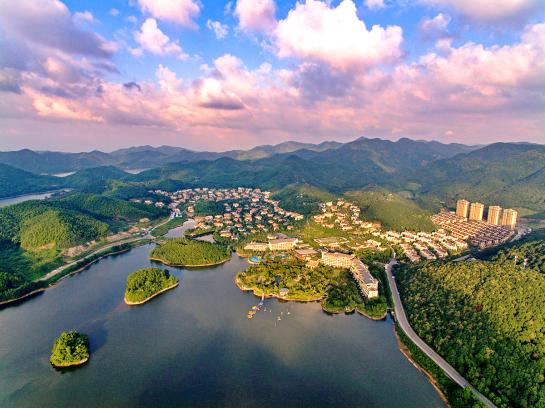 宁波九龙湖山水风景如画,宁波九龙湖景区