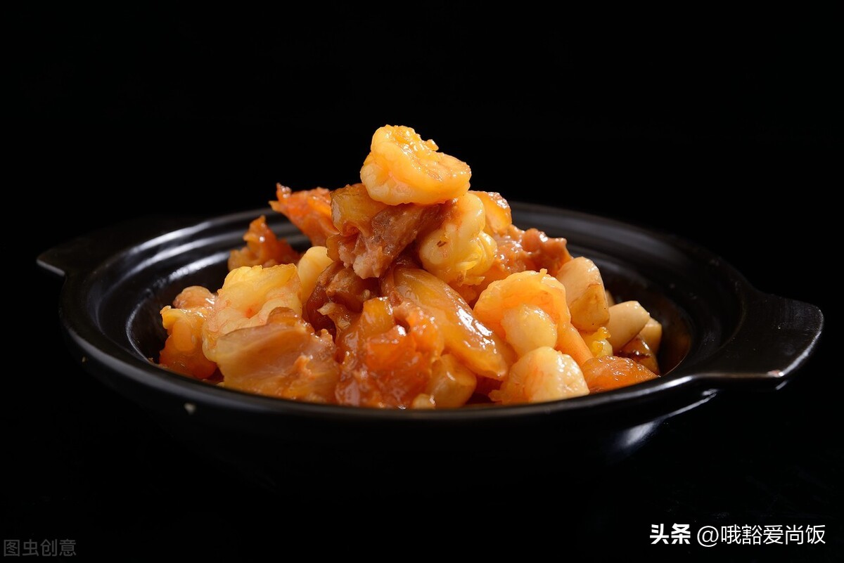 每周吃一次牛蹄筋,虾仁炒蹄筋