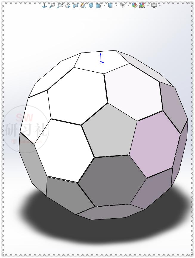 solidworks复杂钣金展开下料图,solidworks足球钣金展开
