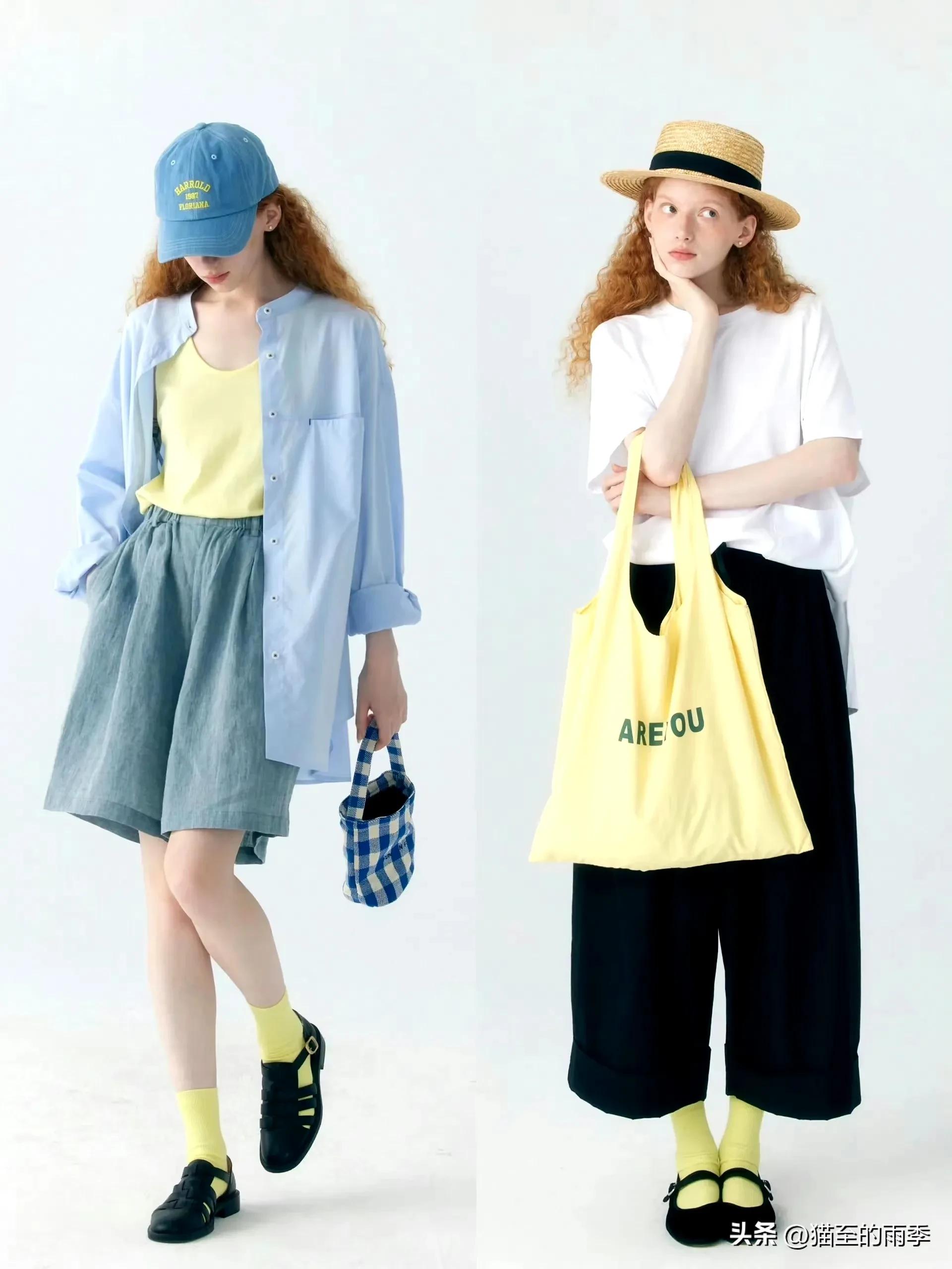 分享。PIGGIEPIGGIE本土小众品牌丰富多彩的可爱日系元气少女穿搭​​​