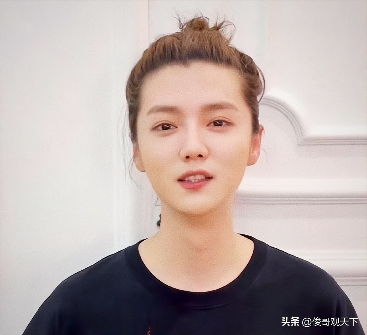 鹿晗长发丸子头上热搜,鹿晗长发造型ins