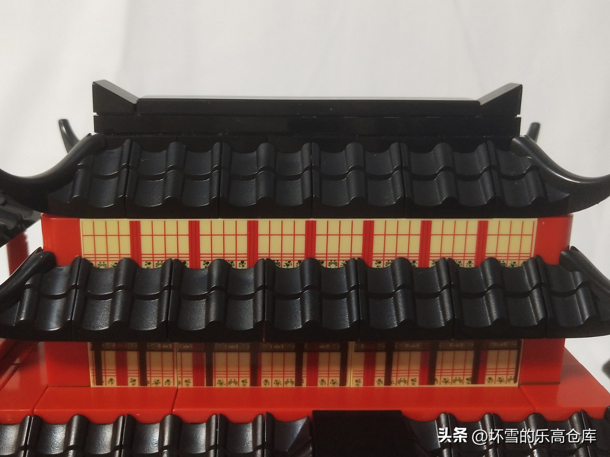 拼搭森宝积木,森宝积木故宫角楼拼搭过程