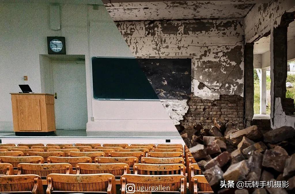 一张照片两个不同人生,一张图两个世界