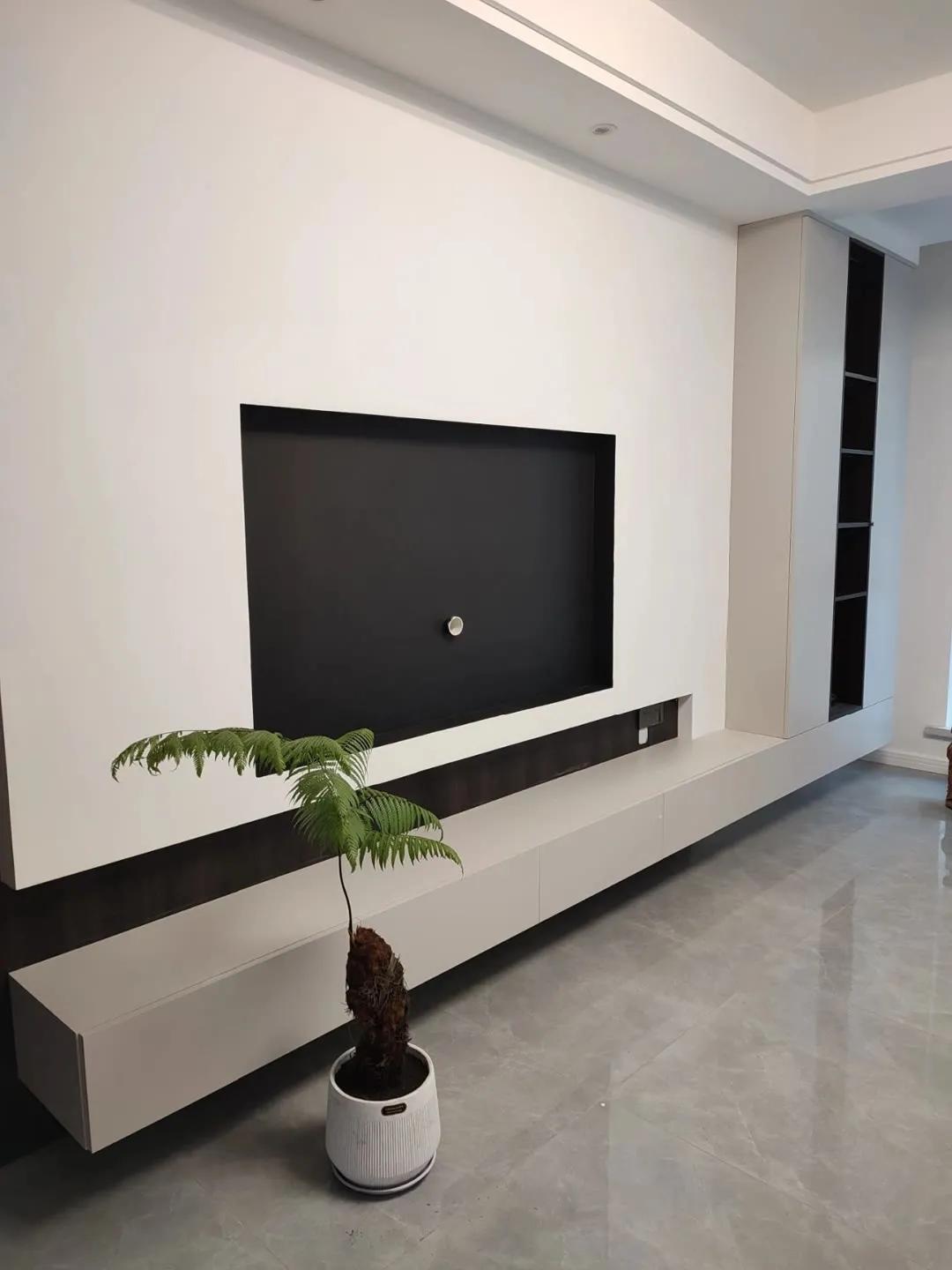 洗衣机柜电视背景墙,最新款电视柜电视背景图