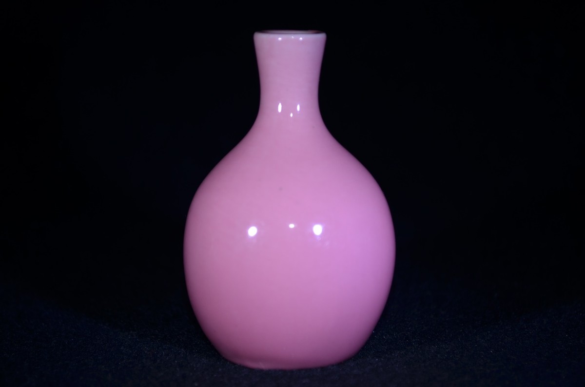 康熙时期红釉瓶图片,淡描青花瓷器鉴定