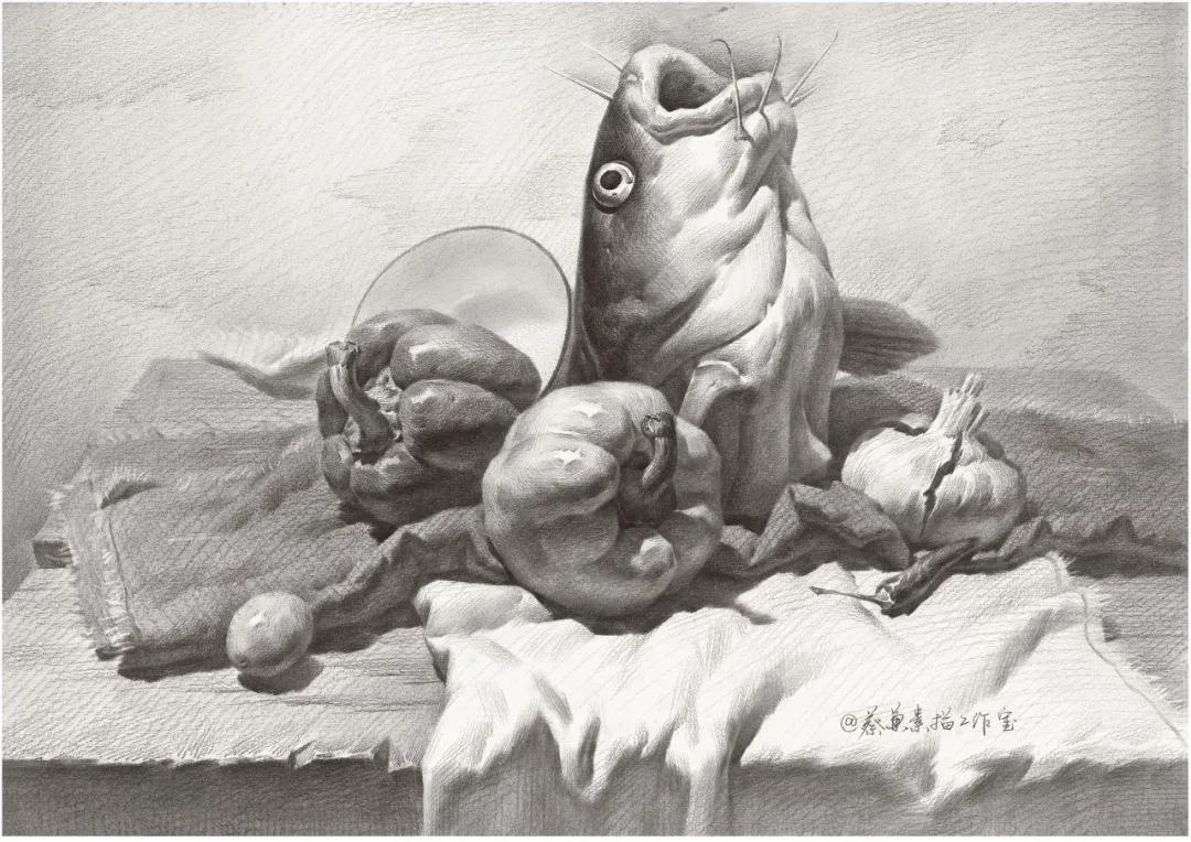 素描暗部画糊了,素描静物暗部该重到什么程度