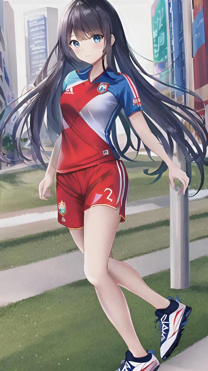 巴西世界杯足球宝贝彩妆绘画,ai绘画男足夺冠