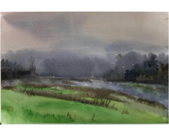 【艺坛百家】|水味彩韵•画意诗情——*党**天才水彩画赏析