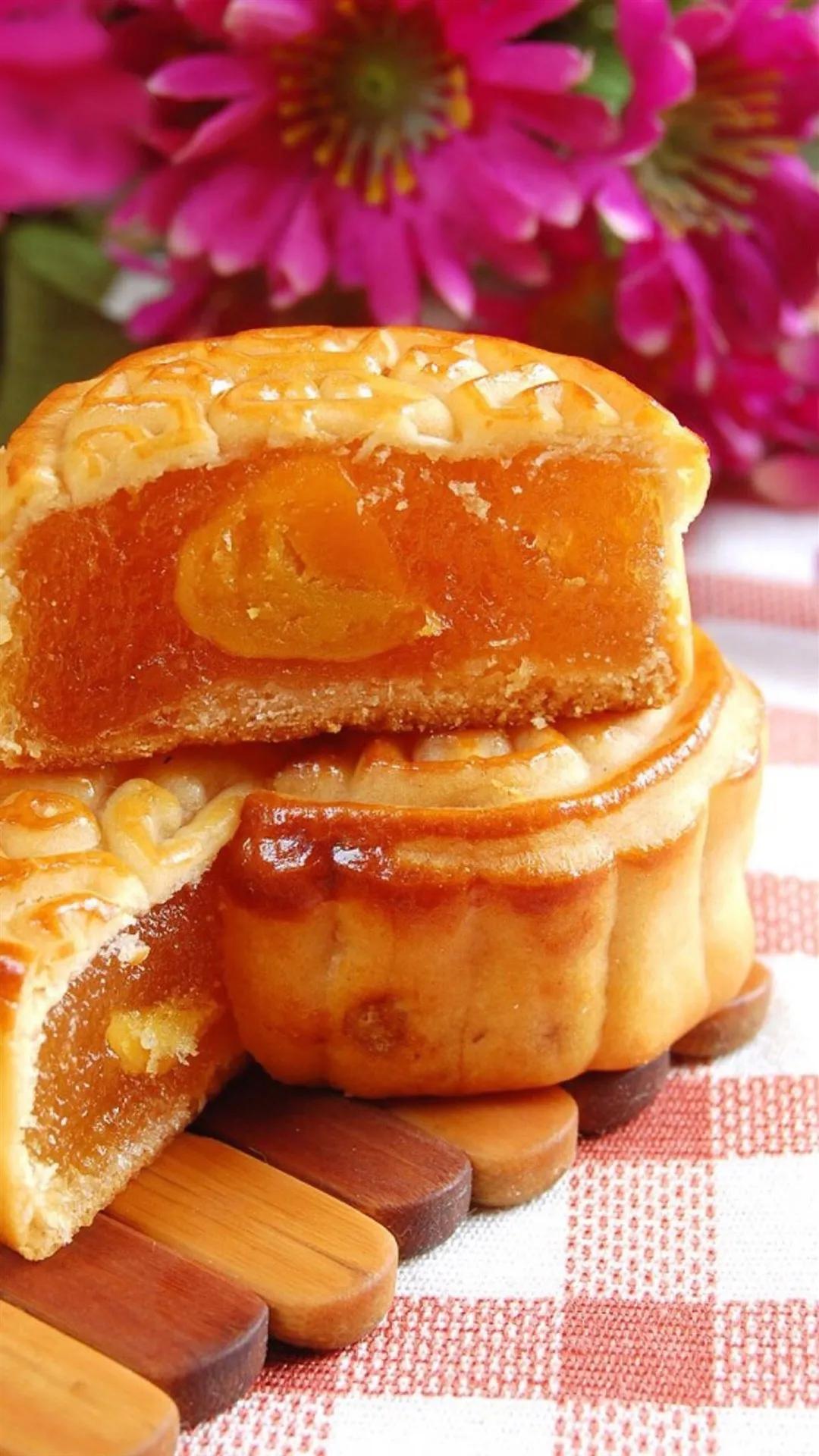 香香甜甜的月饼,中秋月饼壁纸