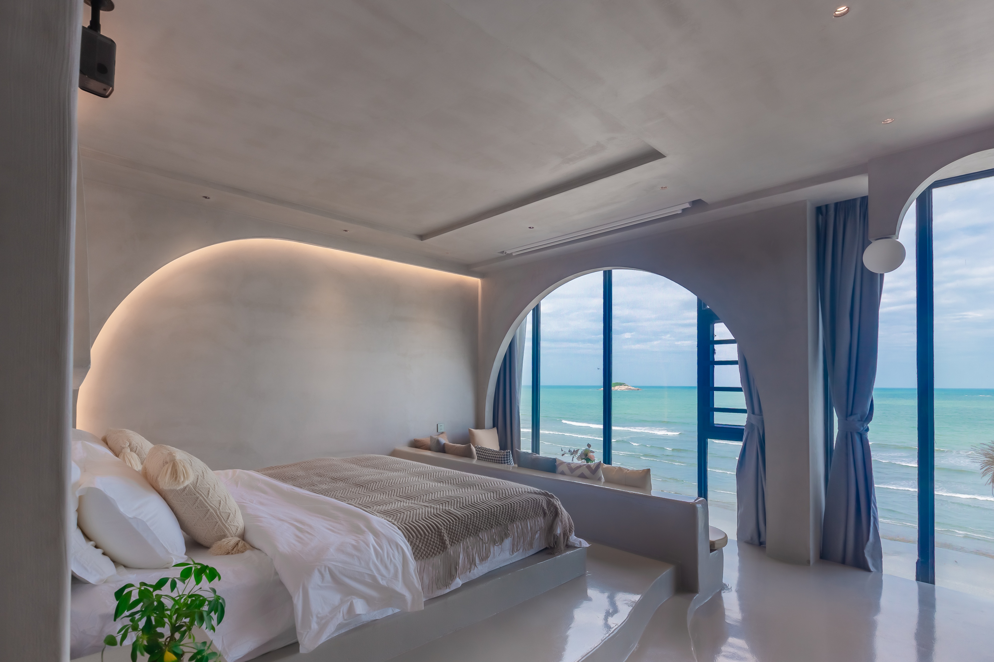 双月湾带私家泡池的温泉酒店,双月湾海景带泡池客栈推荐