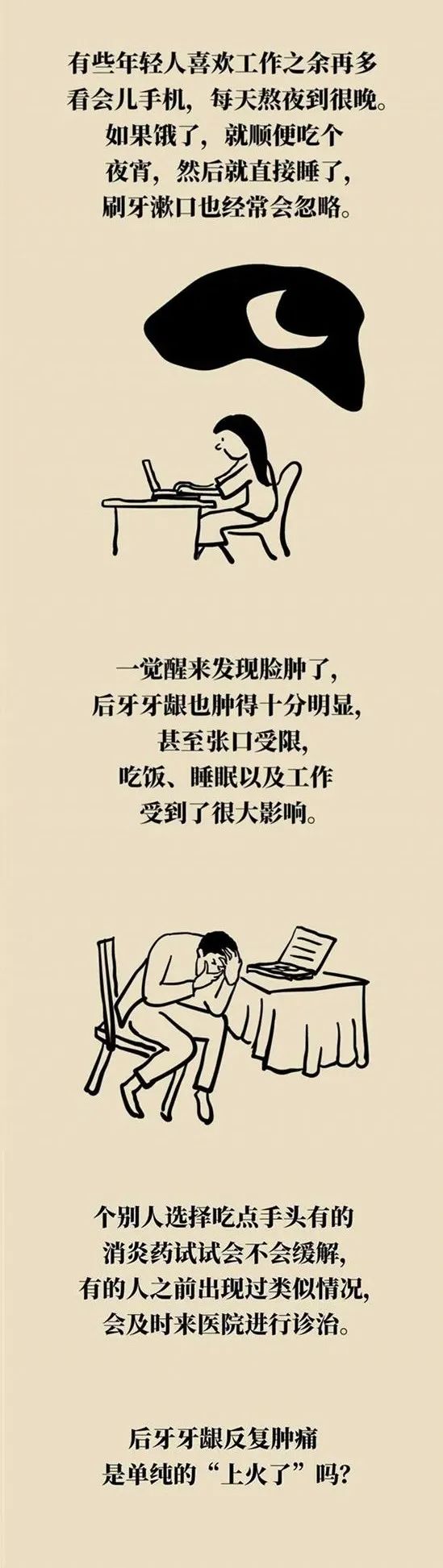 经常口腔溃疡牙龈肿痛是哪里上火,山东科协每日科普