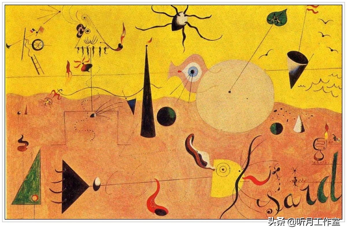 西班牙画家胡安米罗画,西班牙画家名画欣赏