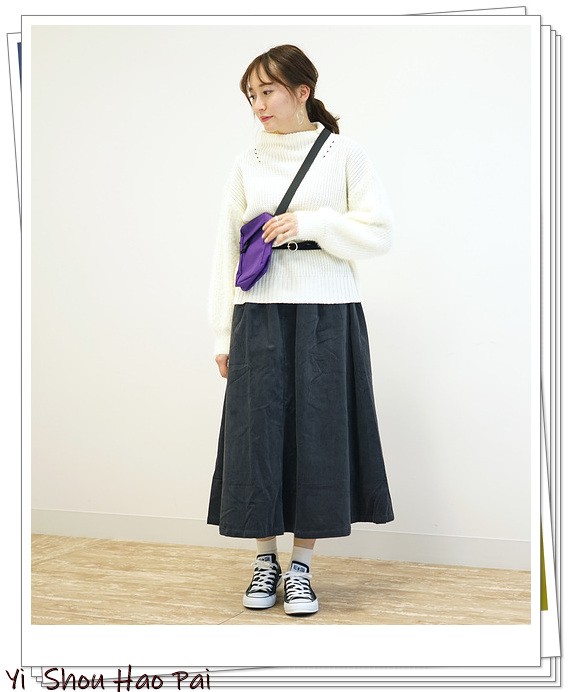 灰色半身裙如何穿搭图片,灰色半身裙高级感穿搭