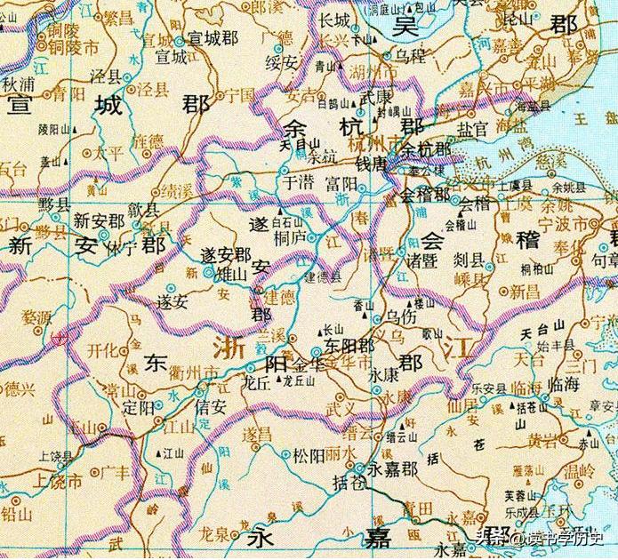 杭州历史地图高清版大图,浙江省地图杭州市地图高清版大图