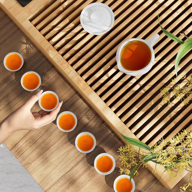 纤模社功夫茶一次性小纸杯,一次性功夫茶杯斗笠杯