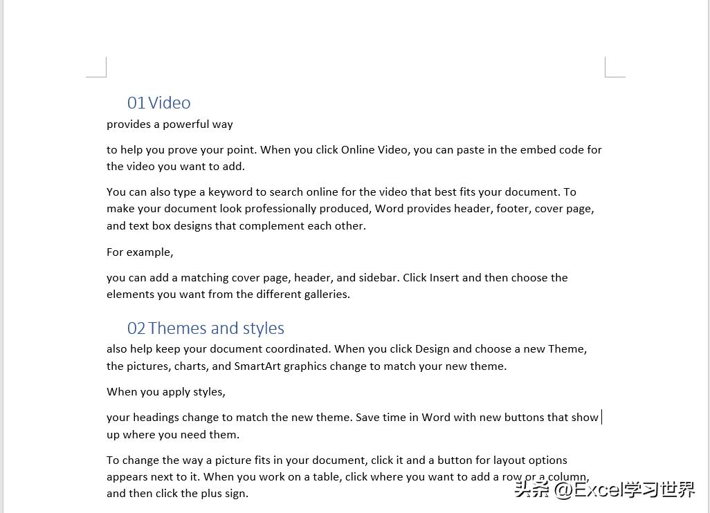 word文档如何生成自动目录,word文档自动生成目录