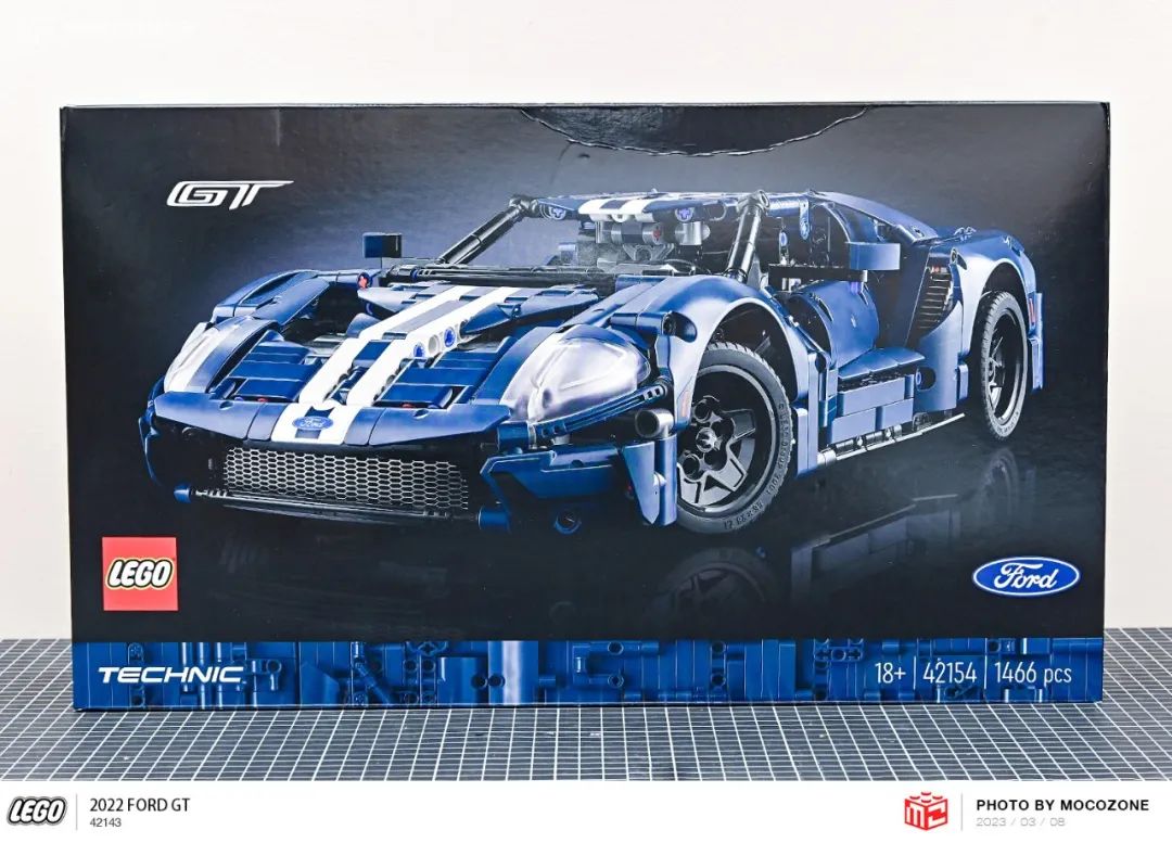 乐高积木福特gt跑车,福特gt2022