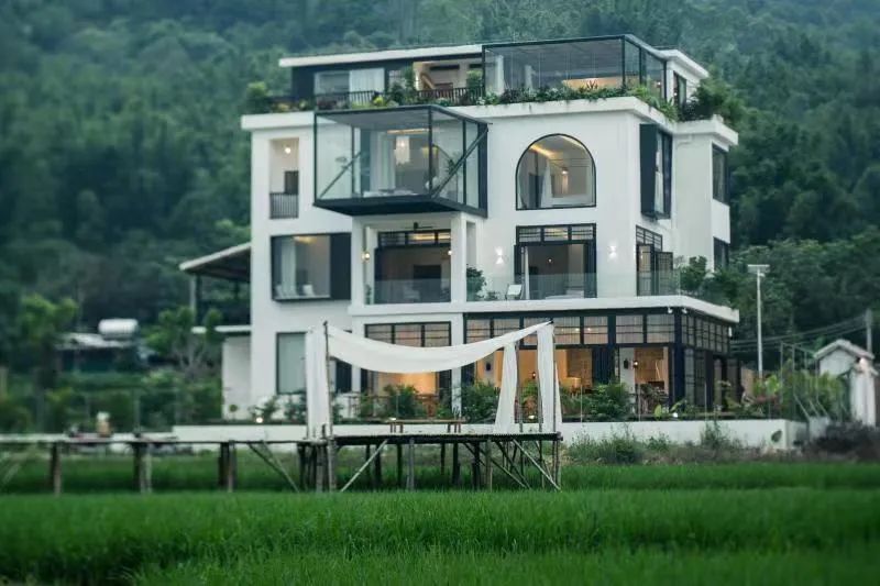 藏在广州竹林山野间的网红民宿,增城宛若故里稻田民宿