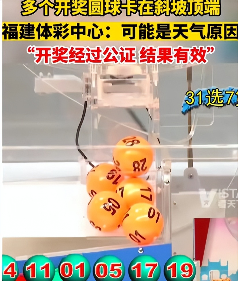 福建体彩的中奖球，怎么就击垮了科学？