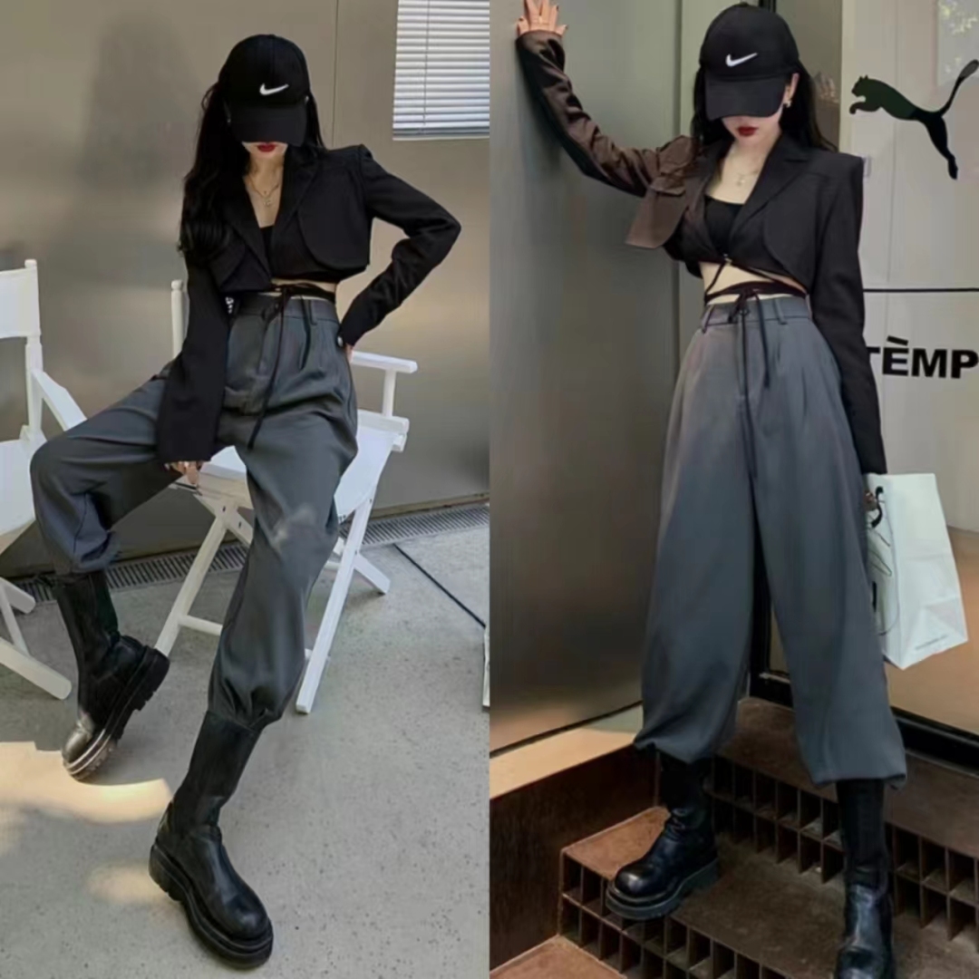 灰色裤子怎么搭配外套冬,灰裤子穿什么衣服才最好看