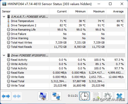 江波龙pcie4.01t固态,江波龙xp2000固态硬盘