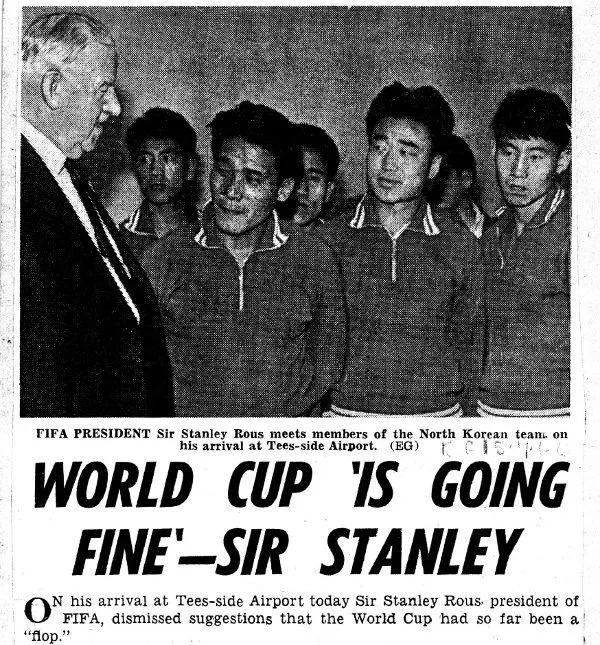 1966年世界杯朝鲜队,世界杯的遗憾乒乓球