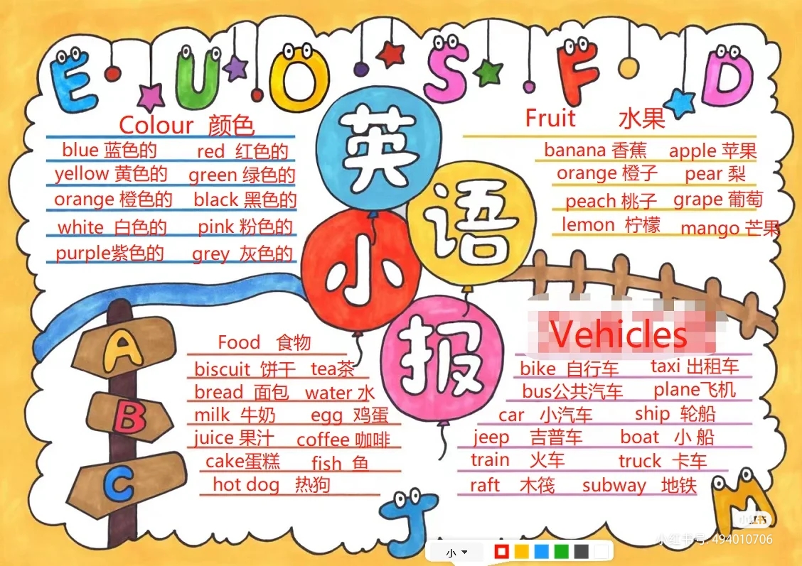 英语手抄报内容介绍朋友,英语节日手抄报