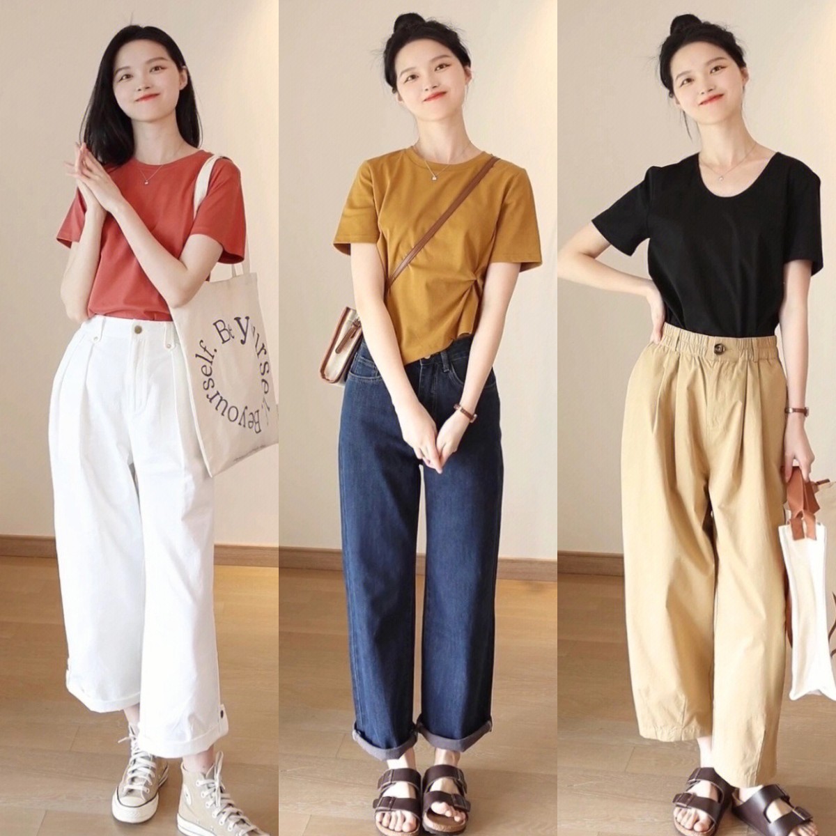 身高150小个子穿哪种裤子好看,160小个子穿什么款式的裤子