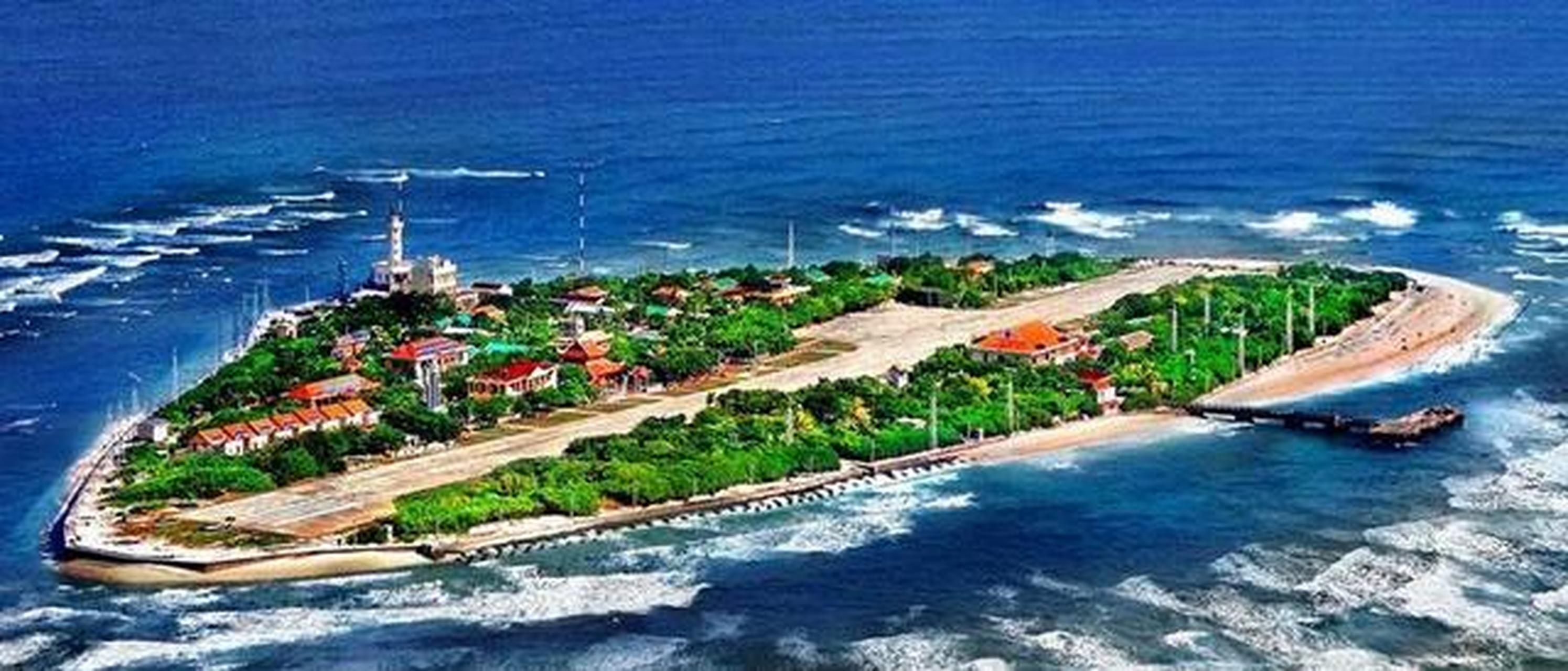 南海美济岛未来想象图,南海明珠岛美济礁