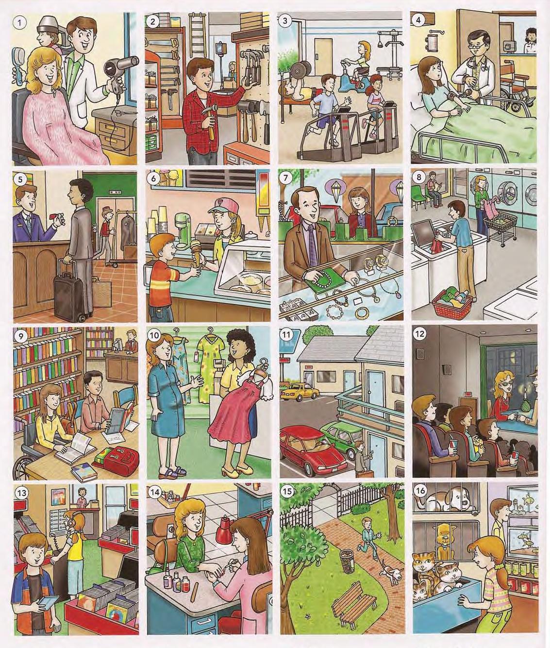 你知道周边的各种商店和店铺怎么用英语表达吗？